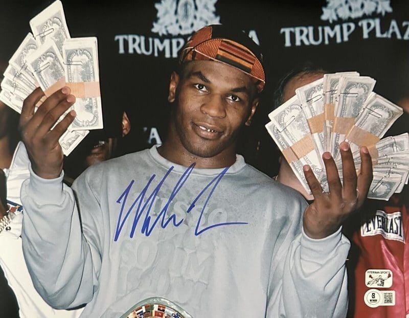 Mike Tyson Signed Photo 11x14 Beckett & Tyson Hologram Authen Money #2