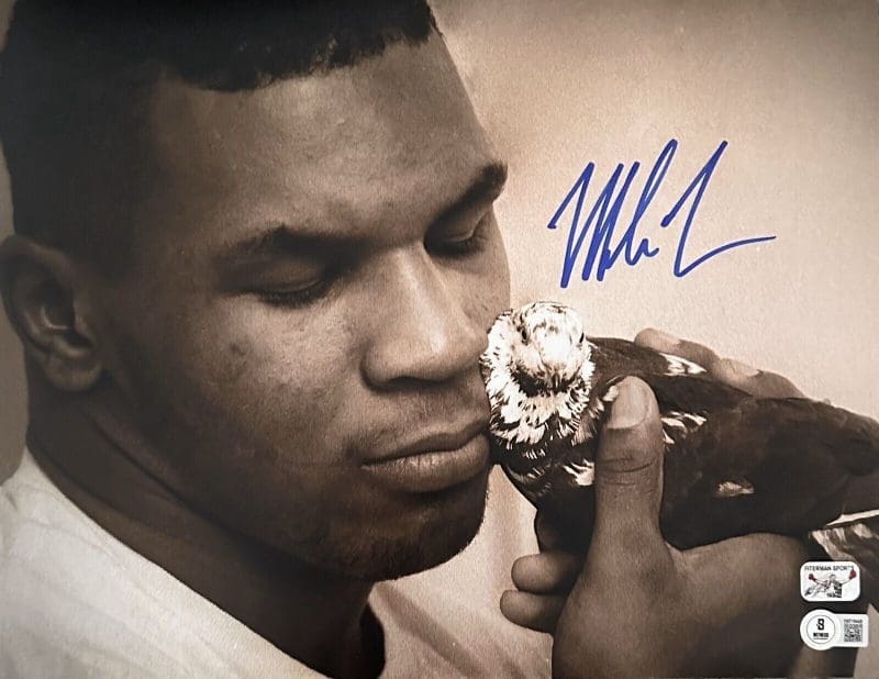 Mike Tyson Signed Autographed Photo 11x14 Beckett & Tyson Hologram Authen #9