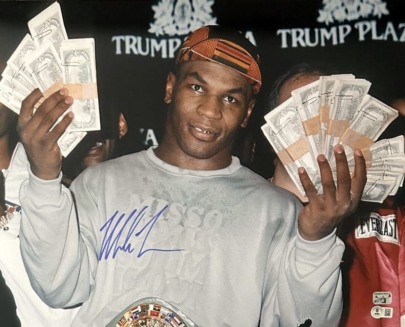 Mike Tyson Signed Autographed Photo 16x20 Beckett & Tyson Hologram Authen Money2