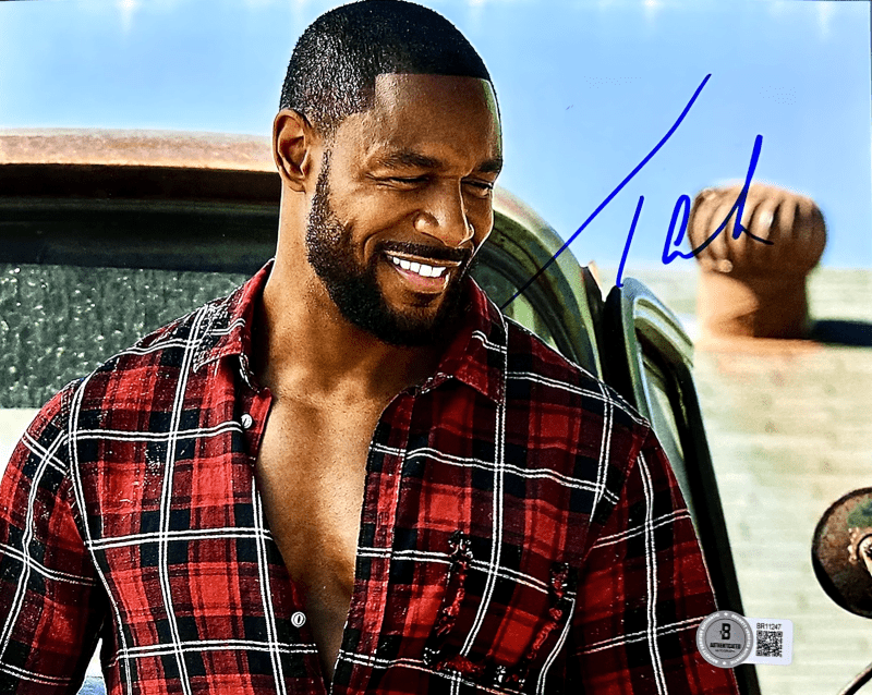 Tank Signed Autograph 8x10 Beckett Authentication #1