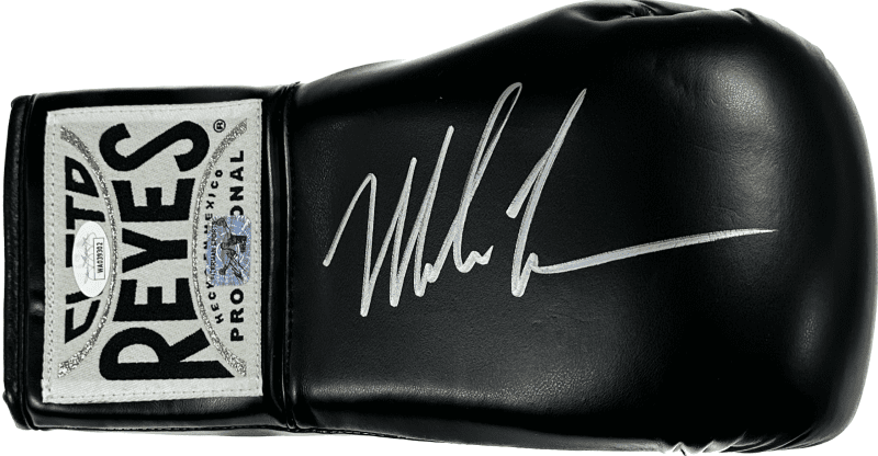 Mike Tyson Signed Right Black Cleto Reyes Glove JSA & Mike Tyson Hologram
