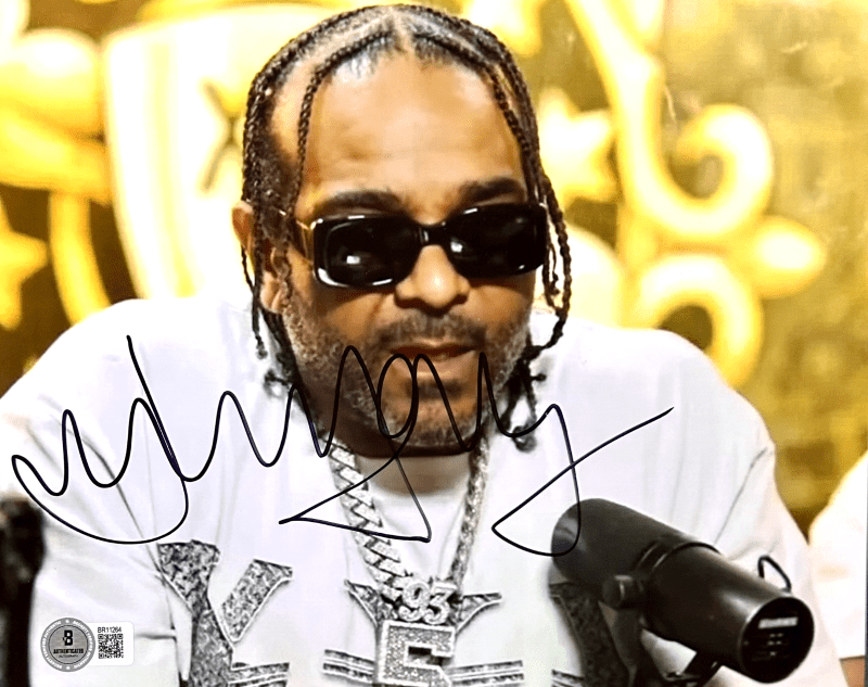 Jim Jones Signed Autograph 8x10 Beckett Authentic #1 We Fly High Pop Champagne