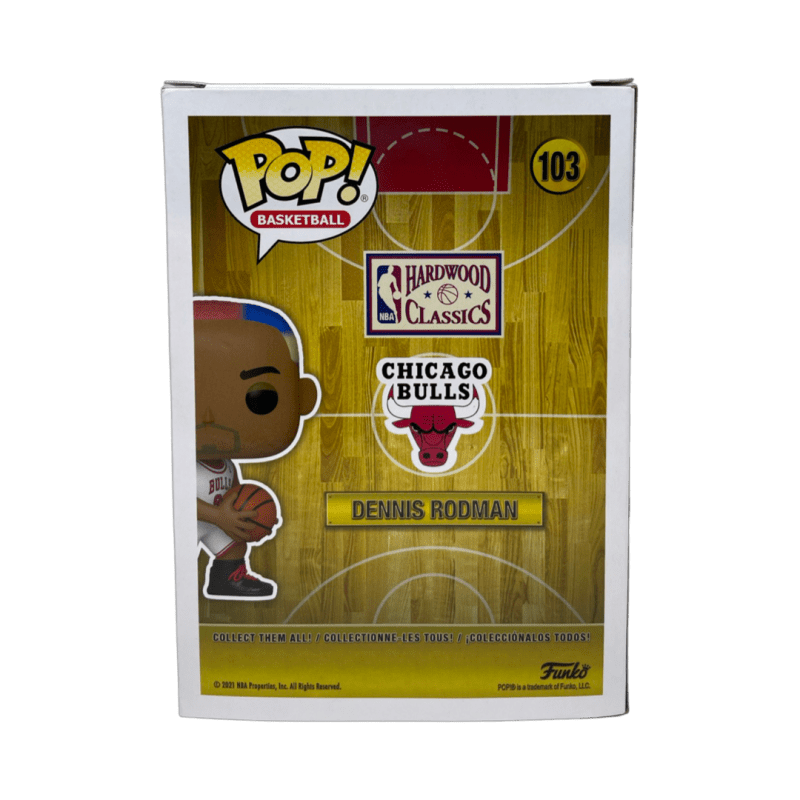 Dennis Rodman Signed Funko POP Figure JSA & Rodman Exclusive Hologram Authen Gre - Image 3