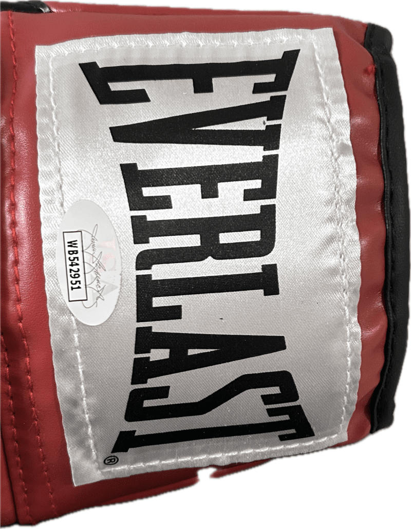 Silvester "Sly" Stallone Signed Autograph Red Everlast Boxing Glove JSA Left H - Image 3