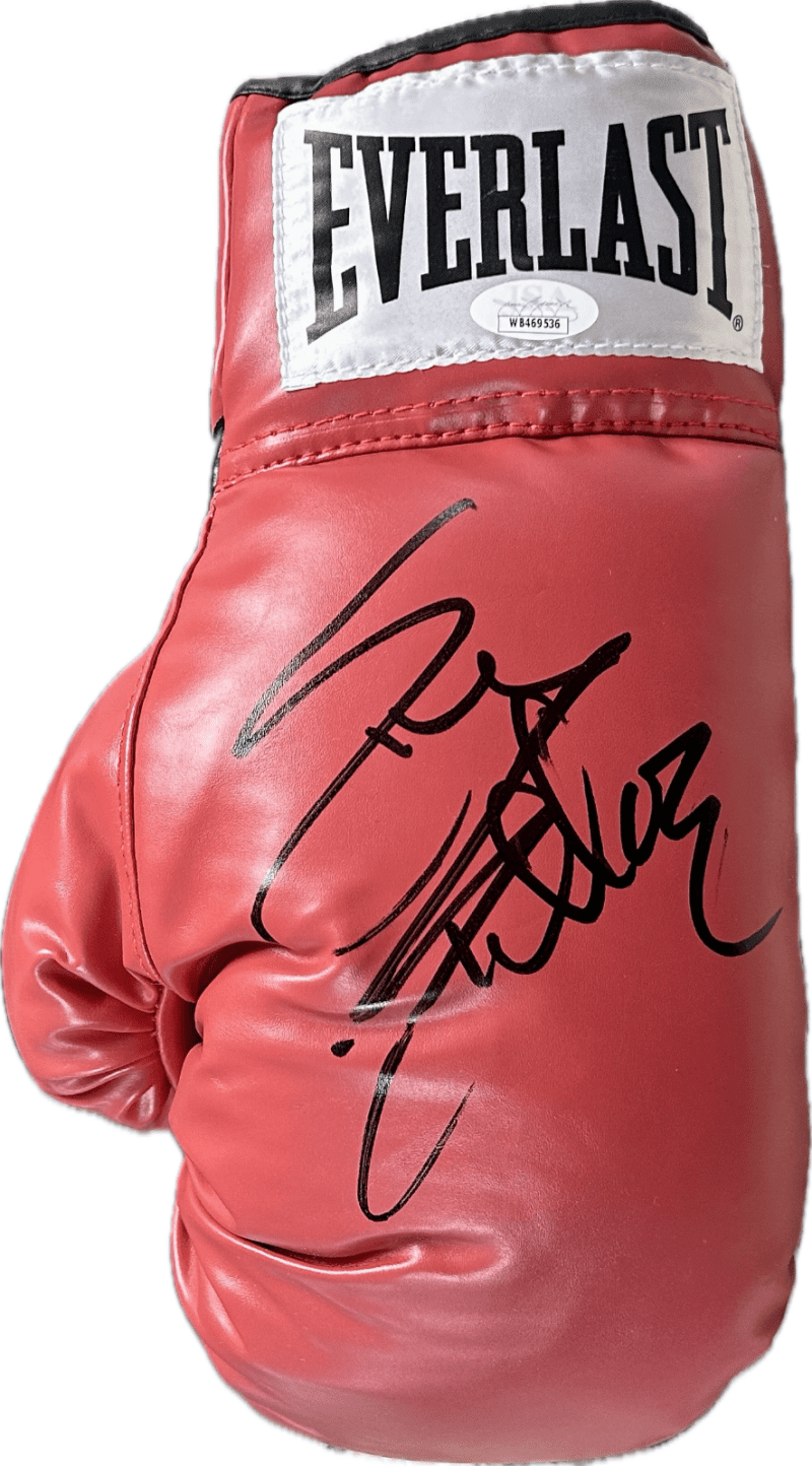 Silvester "Sly" Stallone Signed Autograph Red Everlast Boxing Glove JSA Left V