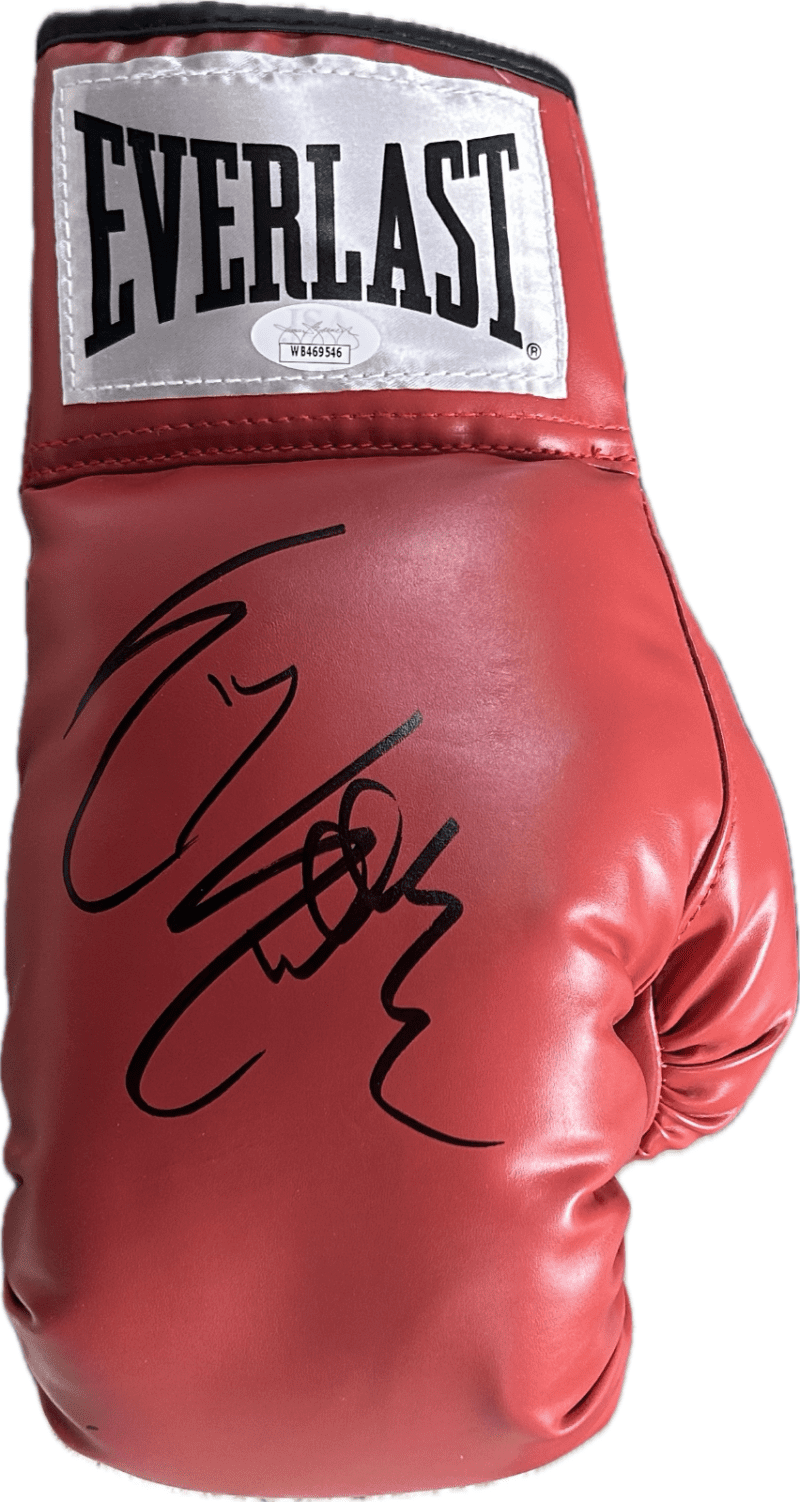 Silvester "Sly" Stallone Signed Autograph Red Everlast Boxing Glove JSA Right V