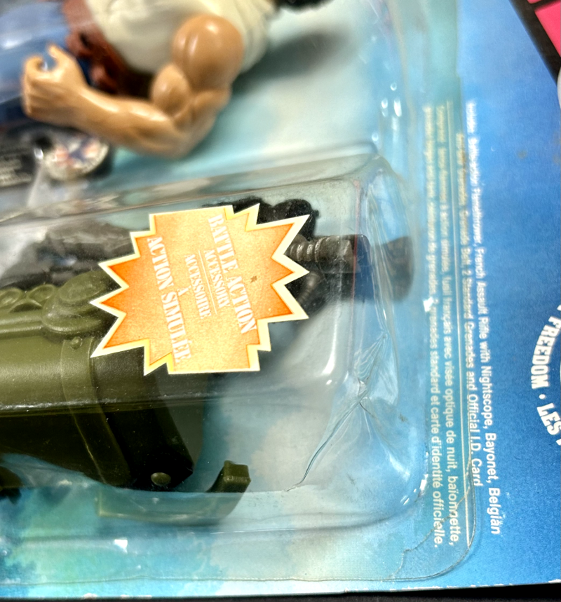 Silvester "Sly" Stallone Signed Autograph Rambo Action Figure JSA Authenticated - Image 4