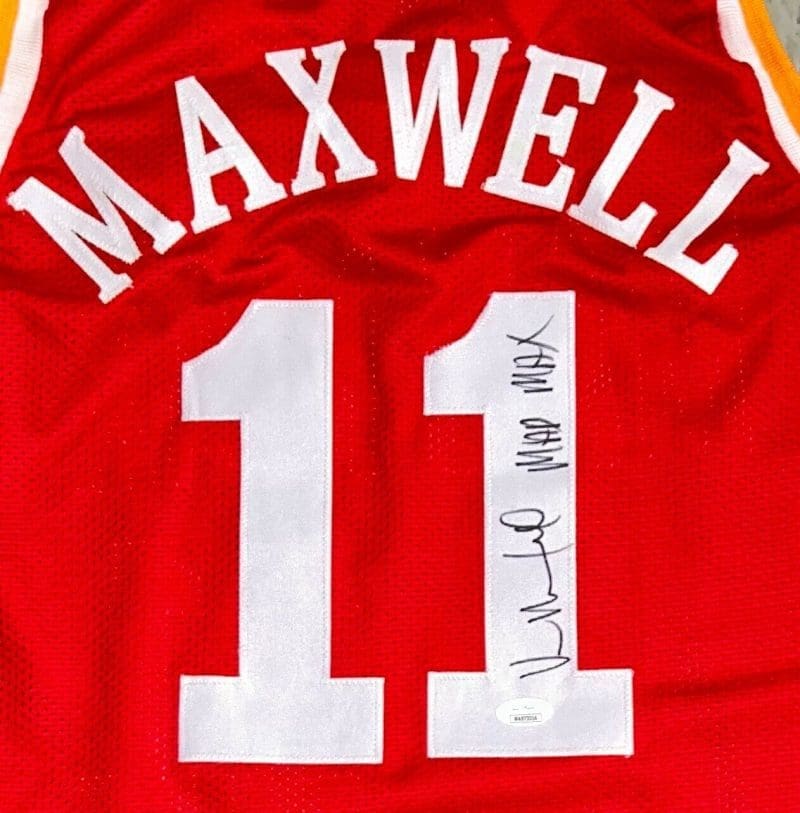 Vernon Maxwell Signed Autographed Jersey JSA Authenticated Mad Max - Image 2