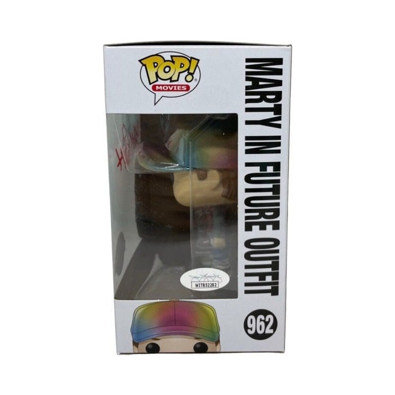 Michael J Fox Marty McFly Signed Back to The Future POP JSA RED Future Outfit SE - Image 2