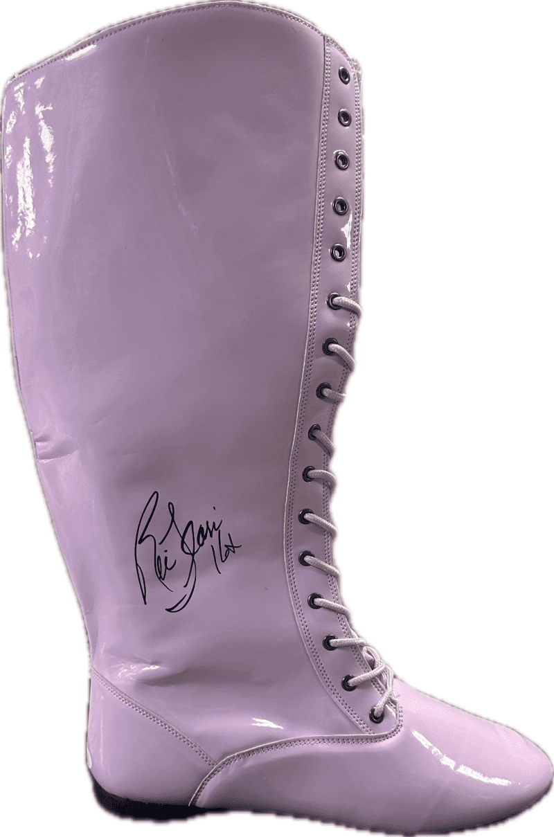 Ric Flair Signed Autographed Pink Boot JSA Authentication Right 16x