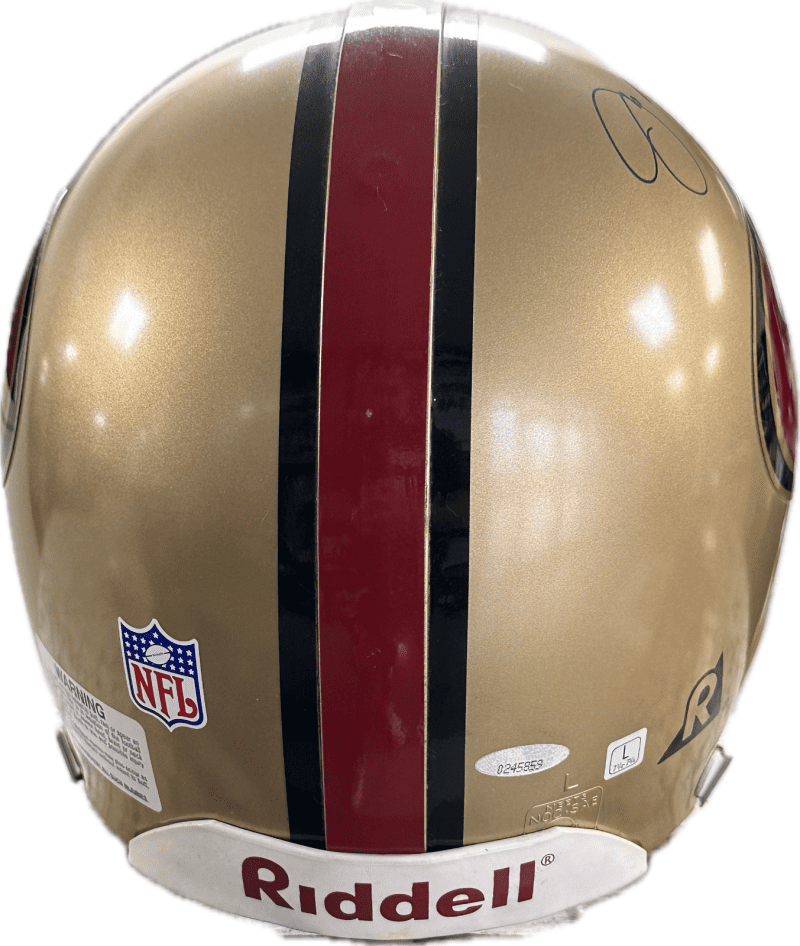 Joe Montana Signed San Francisco 49'er Full Size Pro Line Helmet TriStar Authen - Image 2