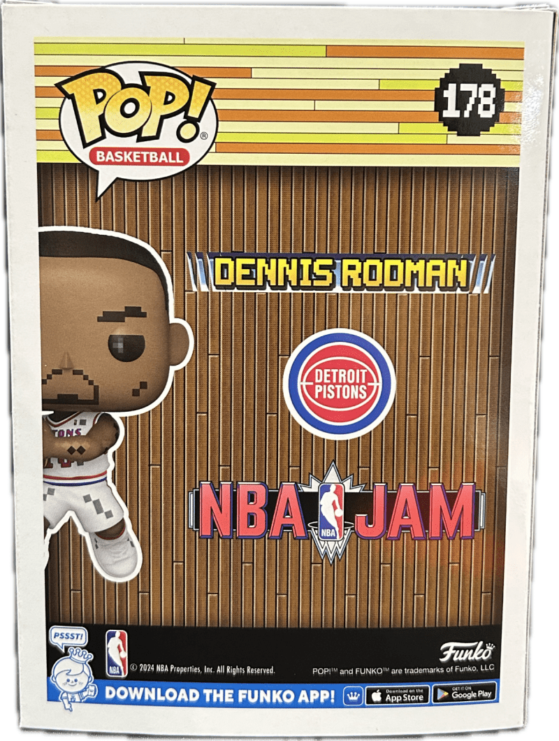 Dennis Rodman Signed Autographed Funko POP Figure 178 JSA Authenticated NBA JAM - Image 3