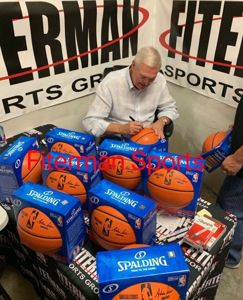 Jerry West Signed Autographed Basketball JSA Los Angeles Lakers "Mr. Clutch" - Image 3