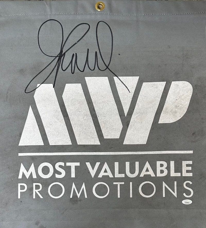 Jake Paul Signed Autographed Piece of Fight Ring Mat JSA WA999844 Paul vs. Diaz