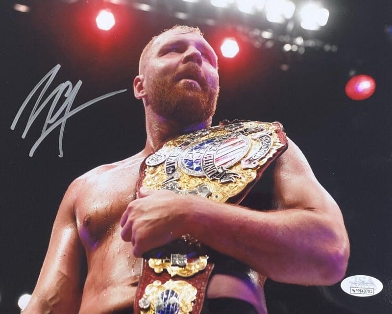 Dean Ambrose Jon Moxley WWE AEW Signed Autographed 8x10 Photo JSA Authen 11