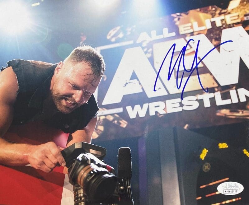 Dean Ambrose Jon Moxley WWE AEW Signed Autographed 8x10 Photo JSA Authen 9