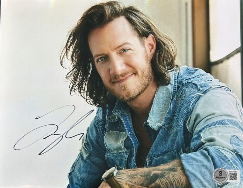 Tyler Hubbard Signed Autograph 8x10 Georgia Florida Line Beckett 1