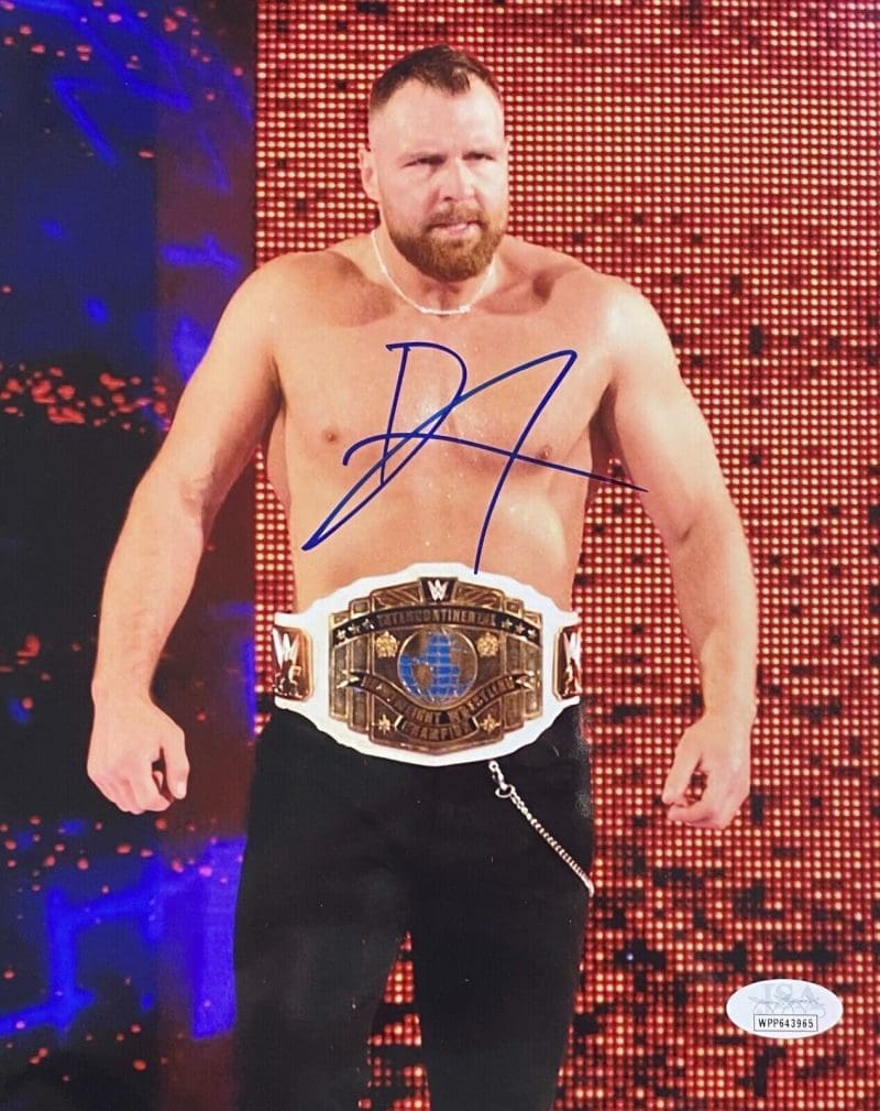 Dean Ambrose Jon Moxley WWE AEW Signed Autographed 8x10 Photo JSA Authen 5
