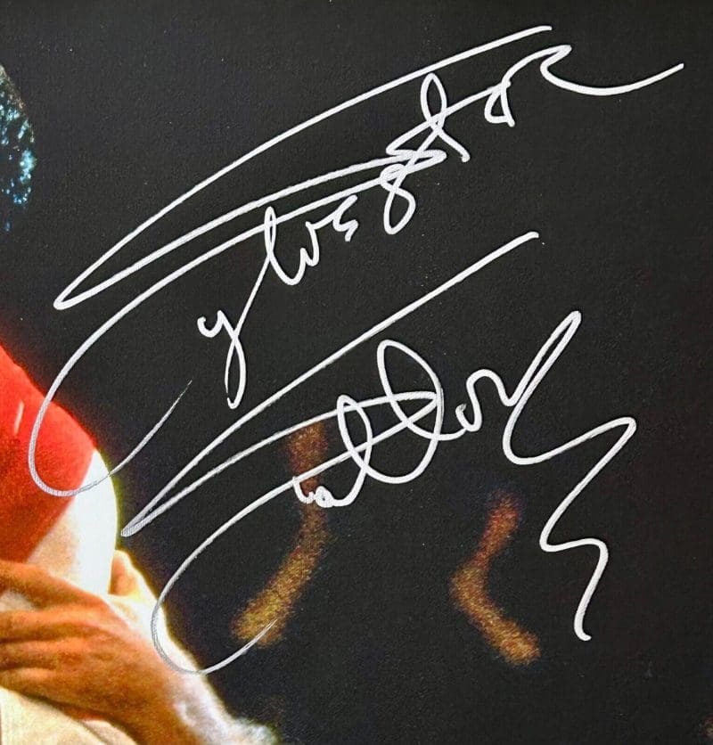 Sylvester Stallone Signed Rocky IV Unstretched Canvas 24x36 Beckett Authen - Image 2