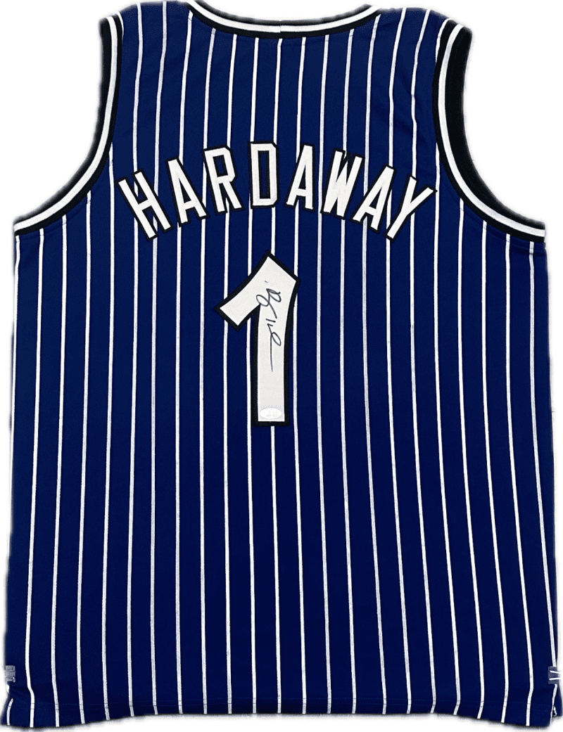 Anfernee Penny Hardaway Signed Autographed Custom Blue/White Jersey JSA