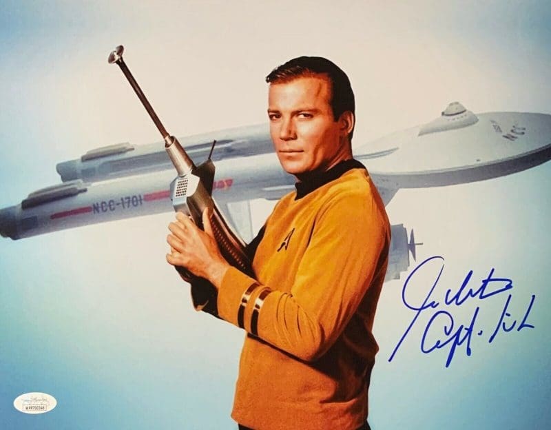 William Shatner Star Trek Signed Autographed 11x14 Photo JSA Captain Kirk