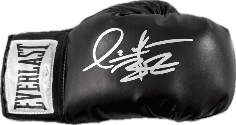 Deontay Wilder Signed Autographed Black Right Boxing Glove JSA Authenticated