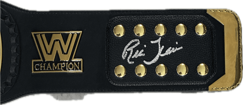 Ric Flair Signed Autographed WWE Winged Eagle Championship Replica Belt JSA - Image 2