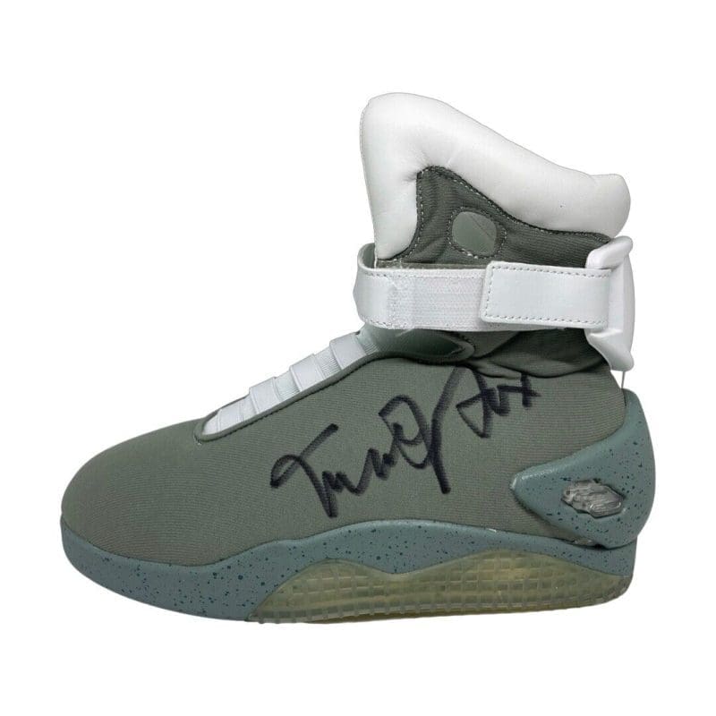 Michael J. Fox Signed Marty McFly Back to the Future Shoe JSA Authenticated L