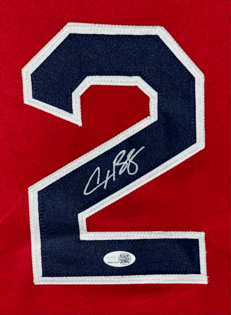 Alex Bregman  Signed Autographed Custom Red/Blue Jersey JSA Authenticated - Image 2