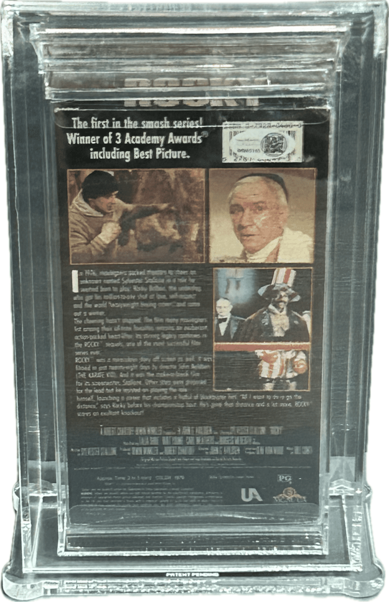 Sylvester "Sly" Stallone ROCKY Signed 1994 MGM/UA VHS Beckett VHS VHS 7.5 EX - Image 5