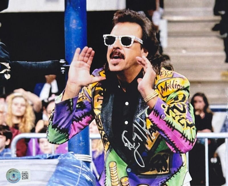 Jimmy Hart Signed Autograph 8x10 Beckett Authentic #2