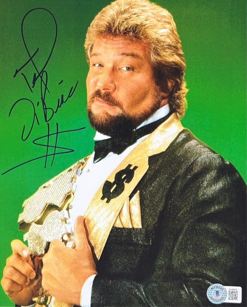 Ted DiBiase Million Dollar Man Signed Autograph 8x10 Beckett Authentic #2