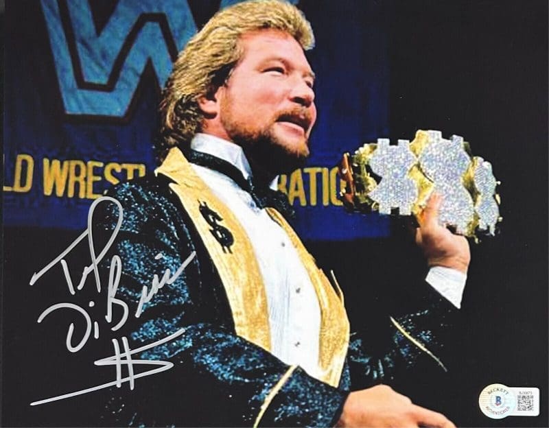 Ted DiBiase Million Dollar Man Signed Autograph 8x10 Beckett Authentic #3