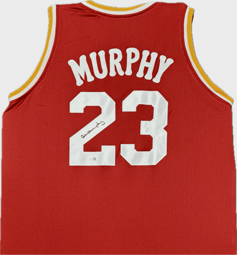 Calvin Murphy Signed Autographed Custom Red Jersey JSA Authenticated