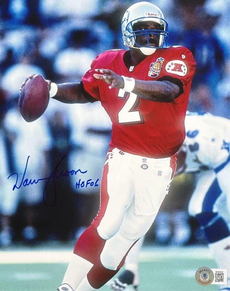 Warren Moon Signed Autograph 8x10 Beckett Authen Seattle Seahawks