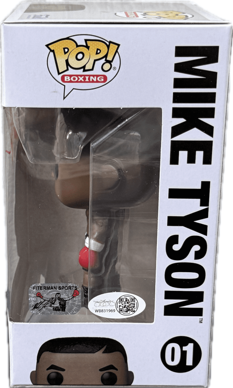 Mike Tyson Signed Funko POP Figure JSA & Tyson Exclusive Hologram Red - Image 2