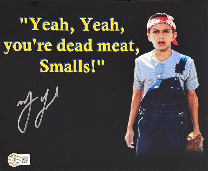 Marty York "Yeah Yeah" Signed 8x10 Beckett Authentic #1 The Sandlot
