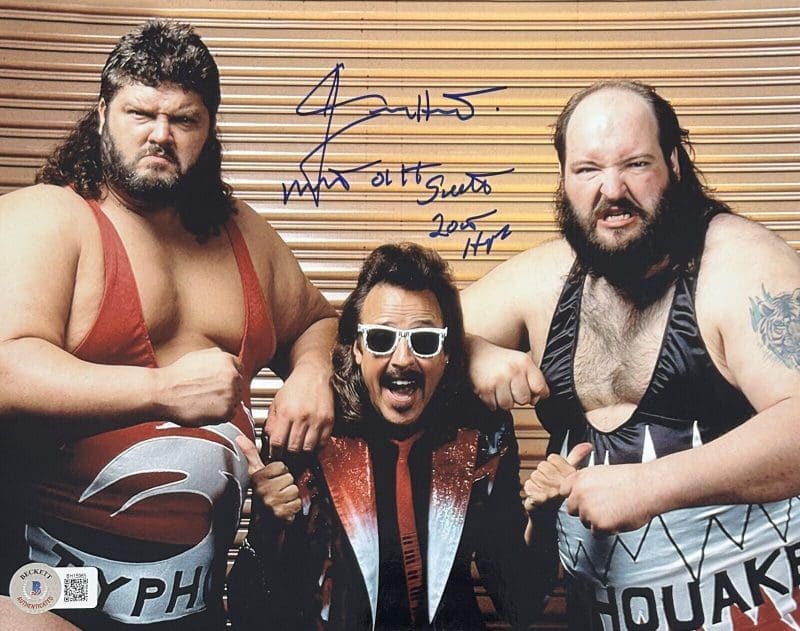 Jimmy Hart Signed Autograph 8x10 Singer Beckett Authentic #8 Mouth of the South