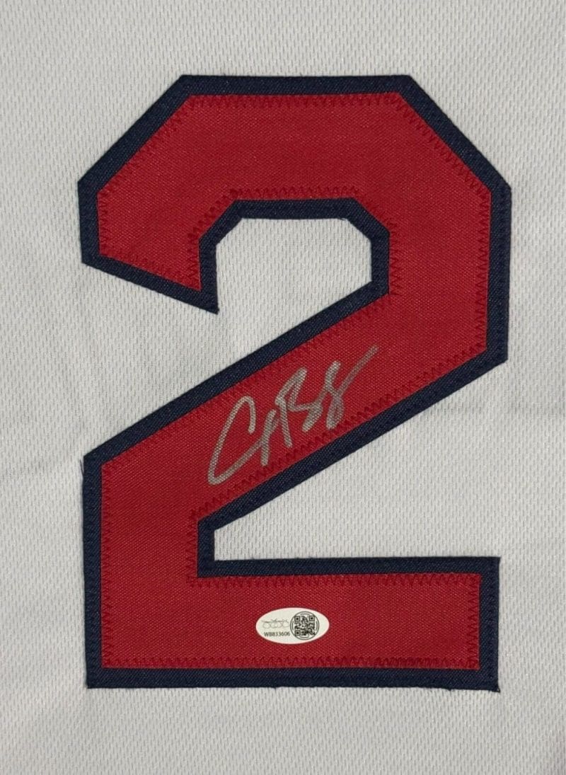 Alex Bregman Signed Autographed Custom White/Red Jersey JSA Authenticated - Image 2