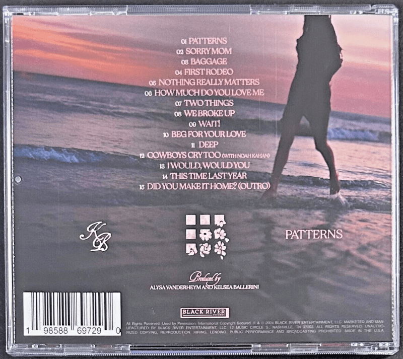 Kelsea Ballerini Signed Autographed Patterns CD Booklet Beckett  Authenticated - Image 2