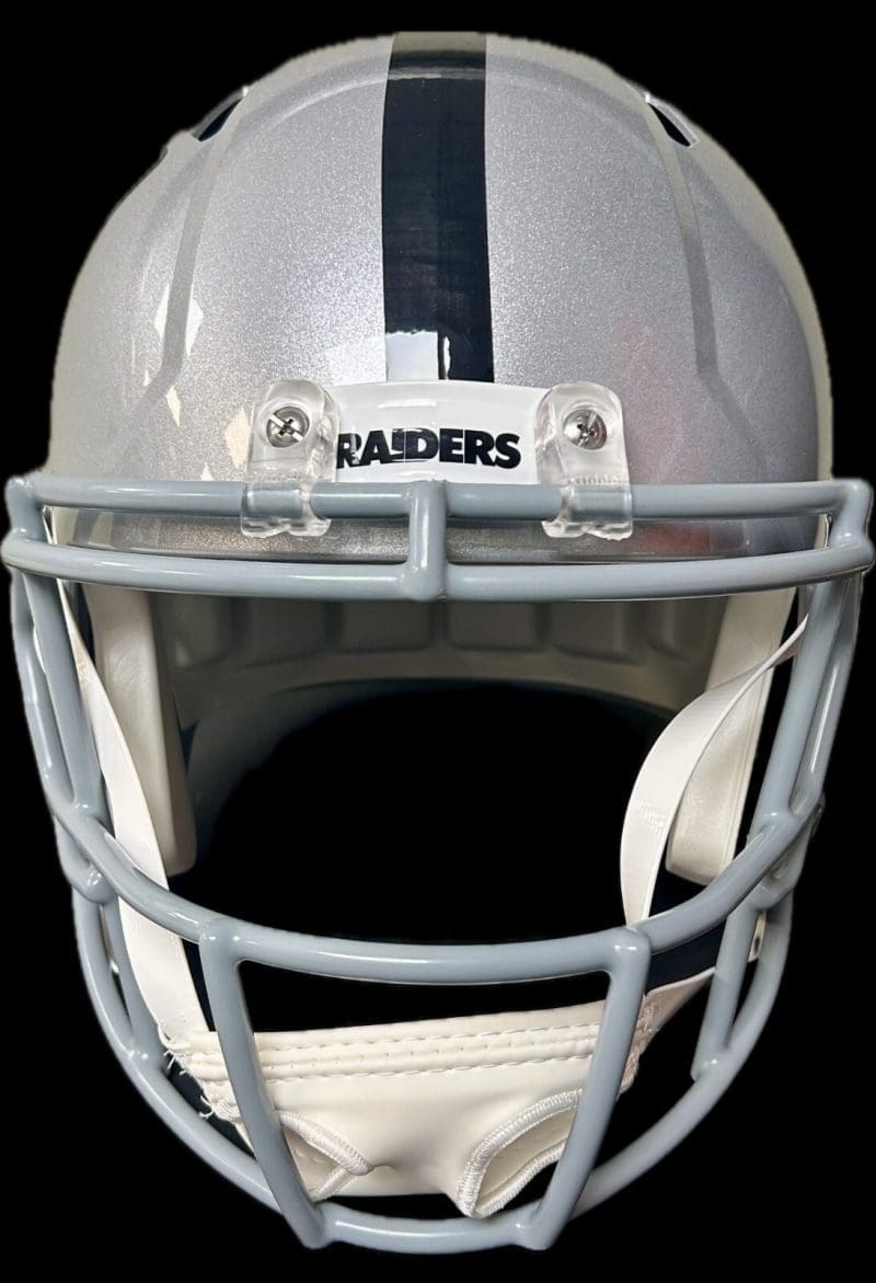 Bo Jackson  Signed Autographed Raiders Full Size Speed Helmet JSA Authenticated - Image 4