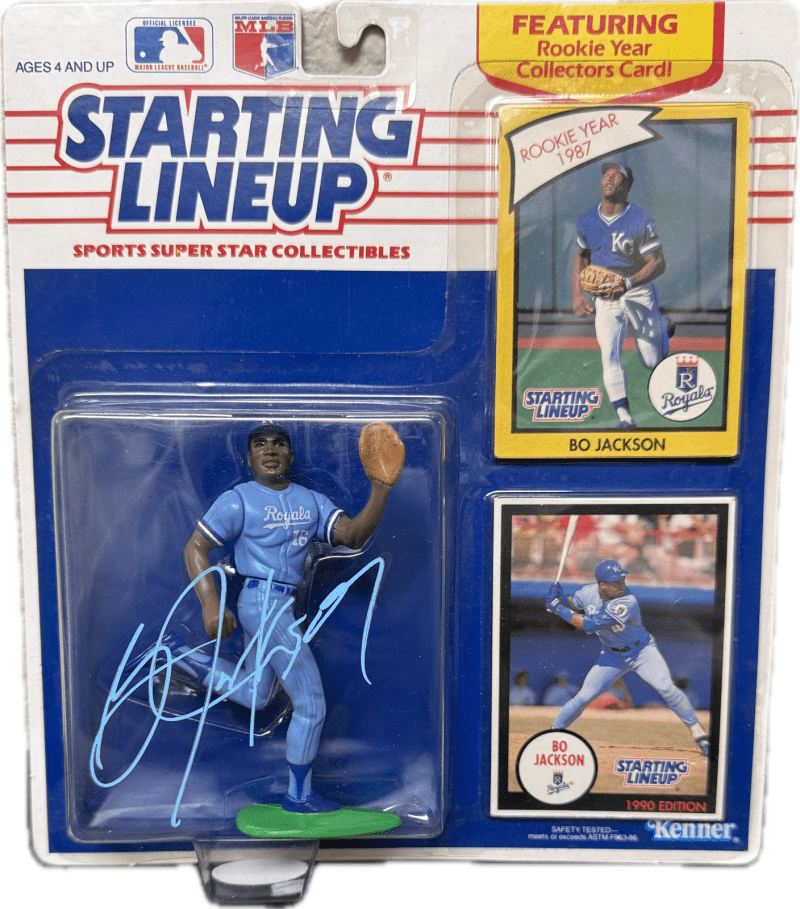 Bo Jackson Signed Autographed Kansas City Royals 1990 Starting Line Up JSA