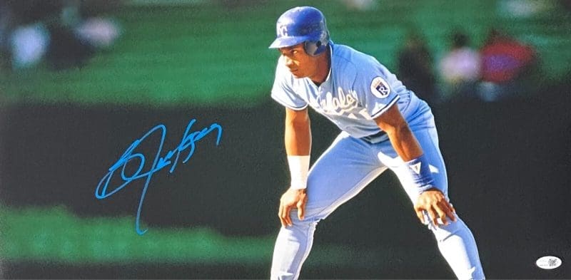 Bo Jackson Signed Autographed 12x24 Photo JSA Authenticated Kansas City Royals