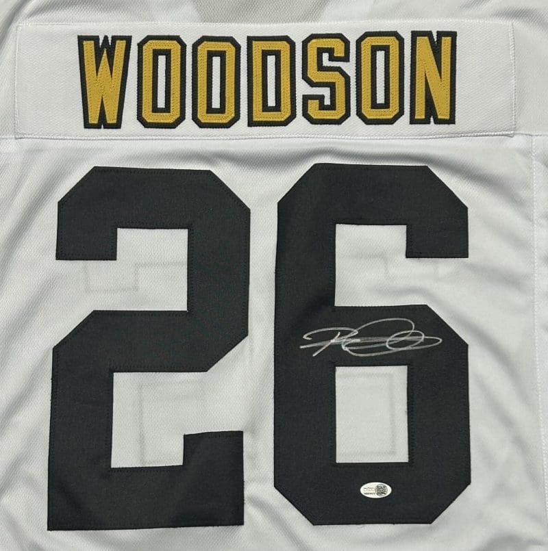 Rod Woodson Signed Autographed Custom White/BlackJersey JSA Authenticated - Image 2