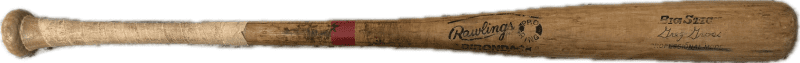Greg Gross Game Used Cracked Rawlings Big Stick Adirondack Pro Model Bat
