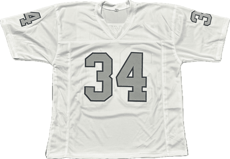 Bo Jackson Signed Autographed Custom White/Gray Jersey JSA Authenticated - Image 3