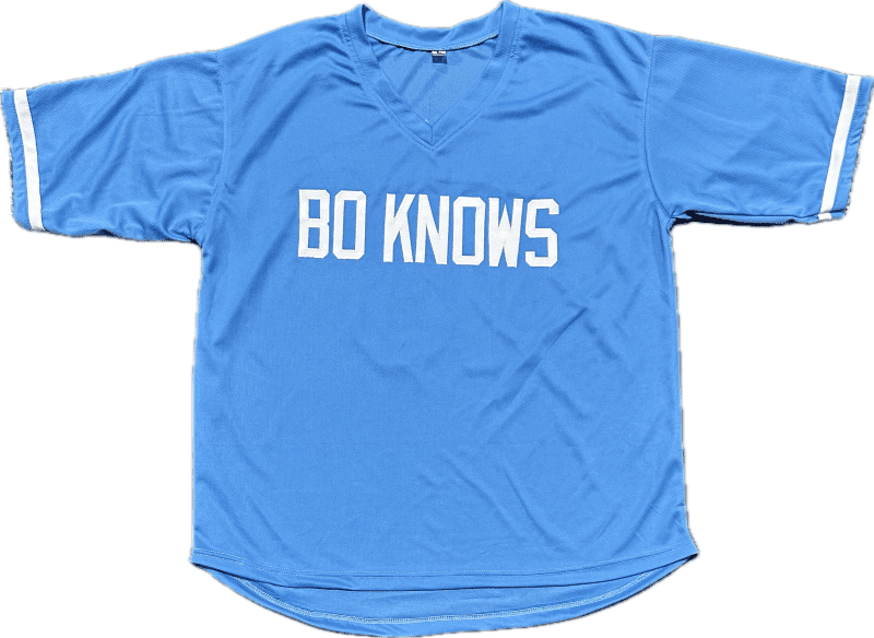 Bo Jackson Signed Autographed Custom Light Blue Jersey JSA Authenticated - Image 3
