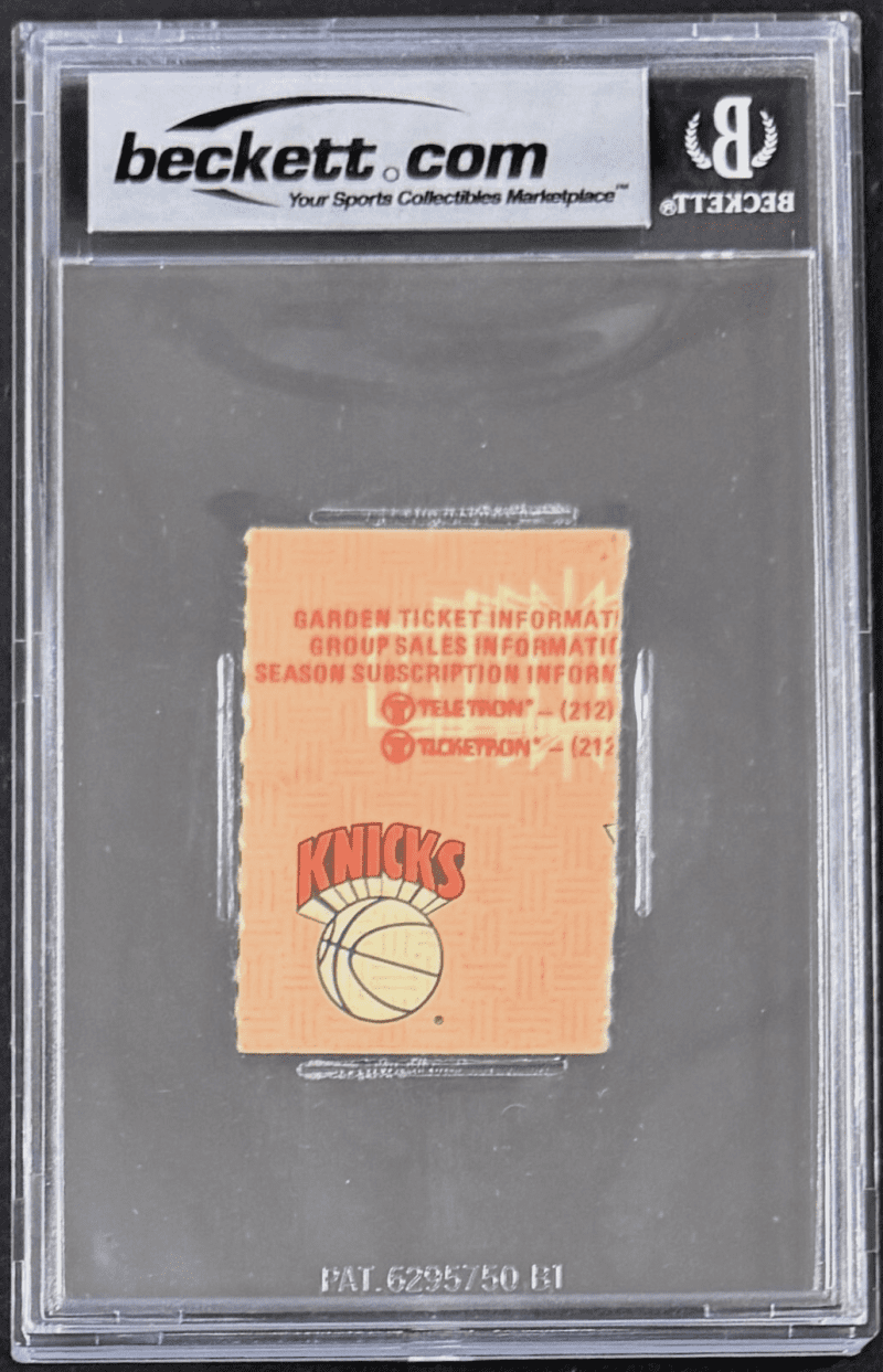 Hulk Hogan Signed WrestleMania III CCTV Ticket Stub Beckett "Hogan Slams ANDRE" - Image 2