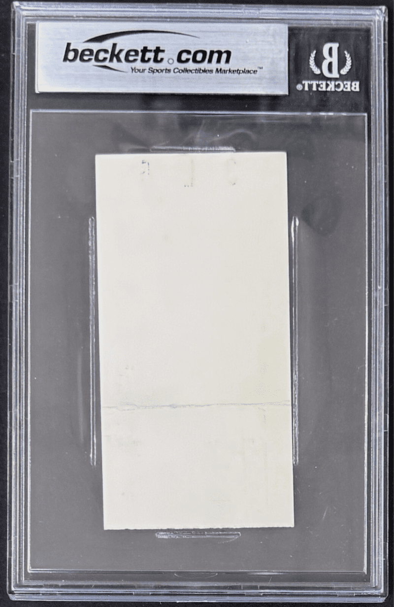 Oscar Robertson Signed 1969 NBA All Star Game Ticket Stub Beckett Auto 10 - Image 3