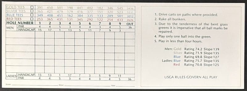 Michael Jordan Signed ‘You Can't Take Me!’ Golf Scorecard PSA & JSA Full Letters - Image 5